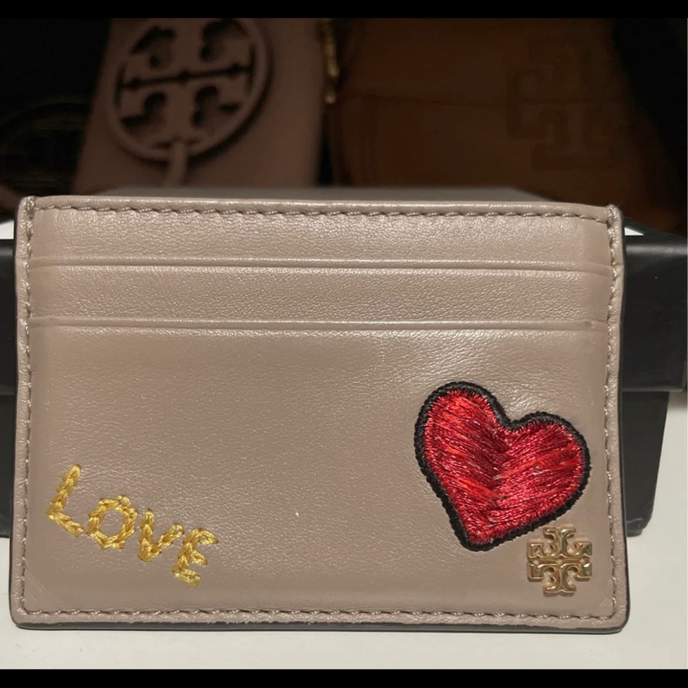 Tory Burch Peace Love Cardholder